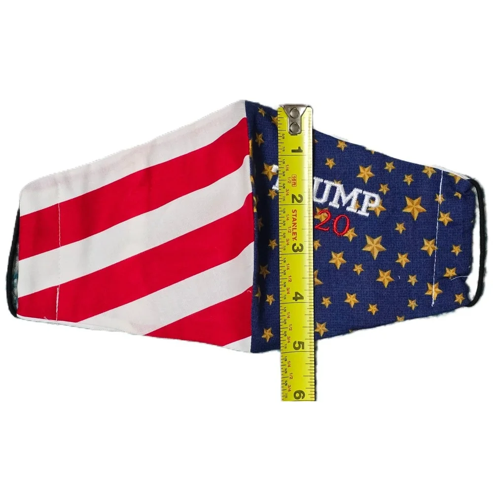 Trump 2020 American Flag Face Mask Patriotic Reusable Patriotic‎ (AD)